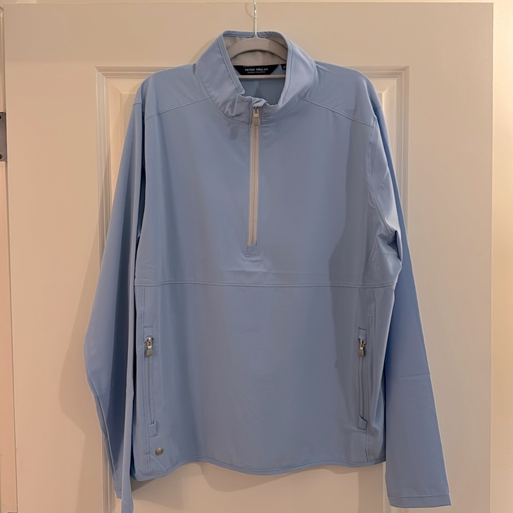 Peter Millar Flex Adapt Half-Zip Pullover New Nev… - image 1